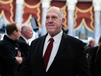 Tom Homan, U.S. border czar, is seen before President Donald Trump's address to a joint session of Congress in the U.S. Capitol on March 4, 2025.